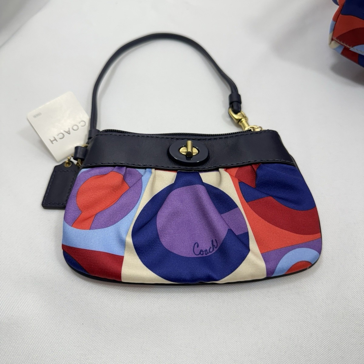 Coach Sabrina Op Art Graphic Satchel Bag Y2K Pop Art Convertible 