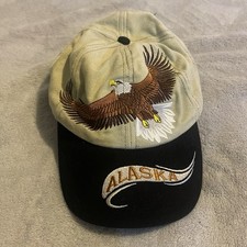 Alaska Hat Men One Size Multicolor Eagle Adjustable Trucker Baseball Cap Workout