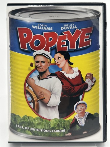 POPEYE 1980 DVD ROBIN WILLIAMS ROBERT ALTMAN SHELLY DUVALL MUSICAL COMEDY π₯ FS - Foto 1 di 9