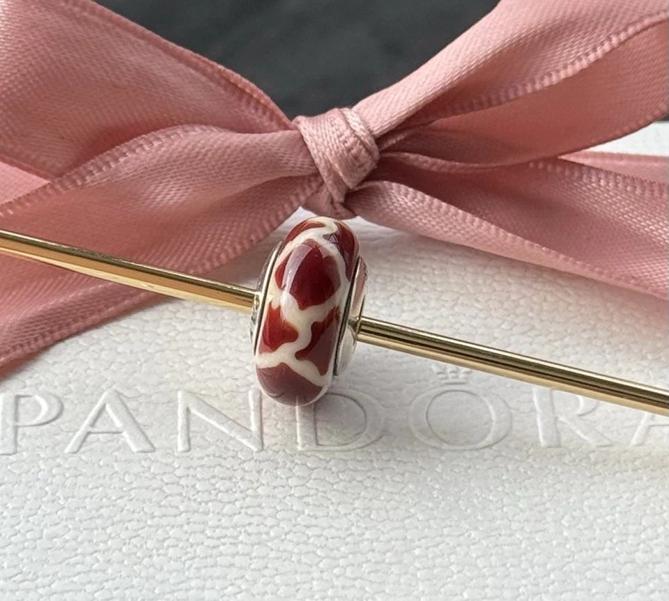 Original Pandora Animal Murano „Giraffe“ 925 Silber #790941 *Rarität*