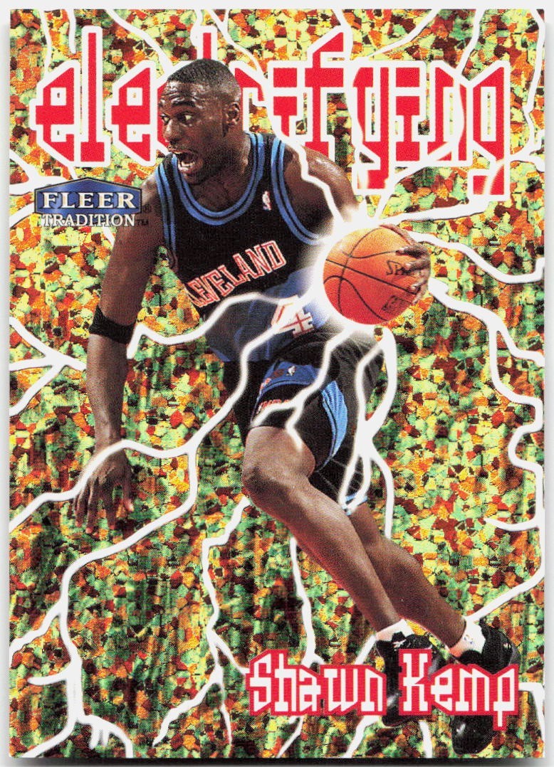 1997-98 Fleer Tradition Shawn Kemp Electrifying #7 of 10 E Cavs (B2)