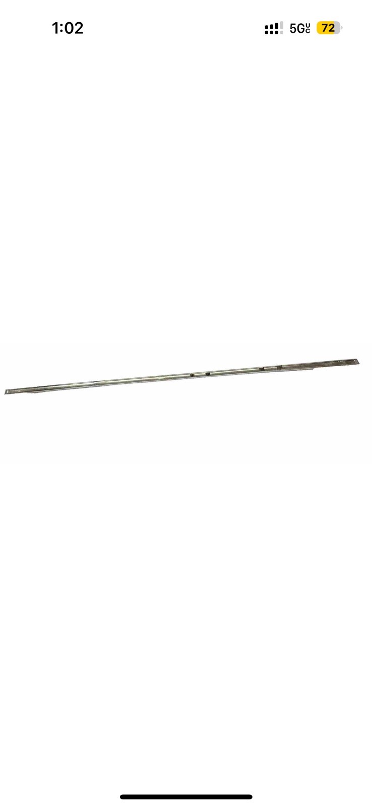 Rolls Royce Silver Spur, Spirit, Bentley Mulsanne Center Hood/Bonnet Chrome Trim