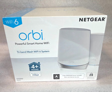 Netgear Orbi AX3000 WiFi 6 Tri-Band Mesh Smart RBK652S-100NAS - NEW, SEALED