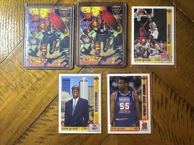 Dikembe Mutombo Lot of 5 Cards (1992-93) Nuggets   Listed Below  MT 