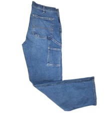 Abercrombie Kids Loose Carpenter Jeans Boys 15/16 Reg Blue Denim Straight Leg