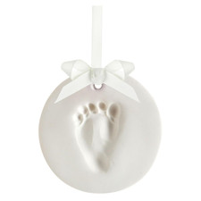 DIY No Mess Hanging Ornament Kit, Baby Hand and Footprint Keepsake, Classic Nurs