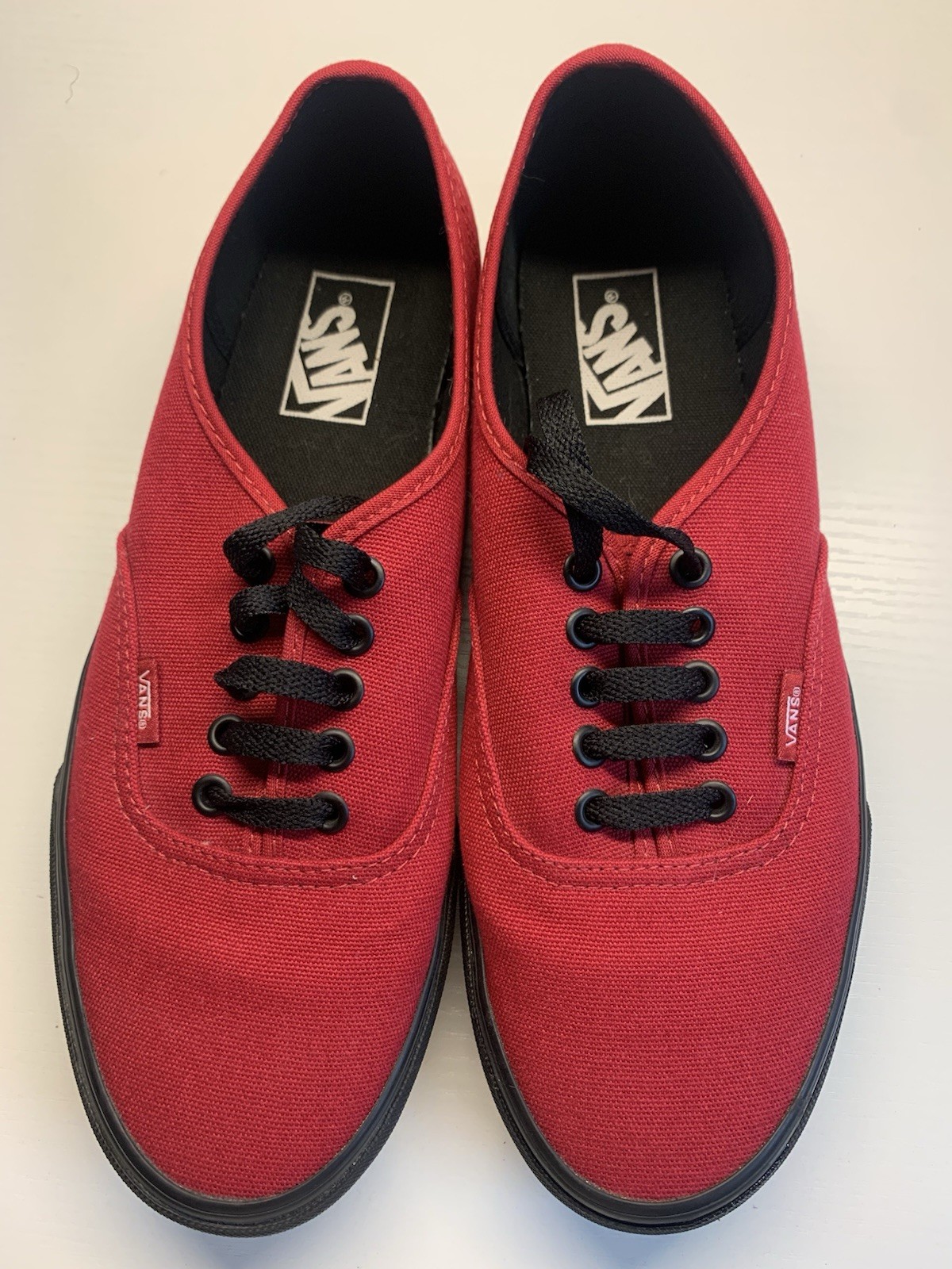 SAOLA VANS OFF THE WALL sneaker skate tela rossa 9 5 uomo US donna 11 0 EUR 42 5