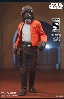 Star Wars Ponda Baba 1:6 Scale EXCLUSIVE Figure Relaxed Flipper Hands