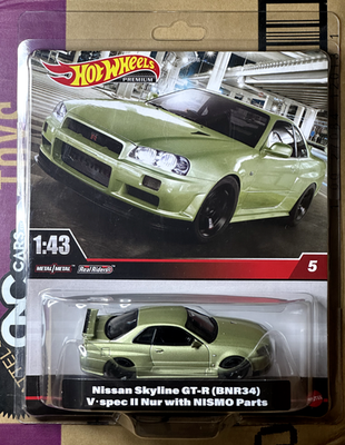 2024 Hot Wheels Premium 1:43 Scale Nissan Skyline GT-R (BNR34) V