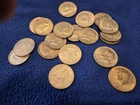 Roll of 20 1965-1969 KENNEDY 40% Silver Half Dollar Coins ,    20 coins.
