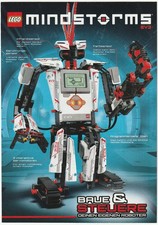 ✪ LEGO MINDSTORMS EV3, LEGO 2013 PUBBLICITÀ BROCHURE PUBBLICITARIA DEPLIANT NUOVO PERFETTO