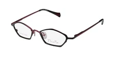 NEW THALIA DULZURA EYEGLASS FRAME FULL-RIM WOMENS BK METAL 43-17-125 GEOMETRIC