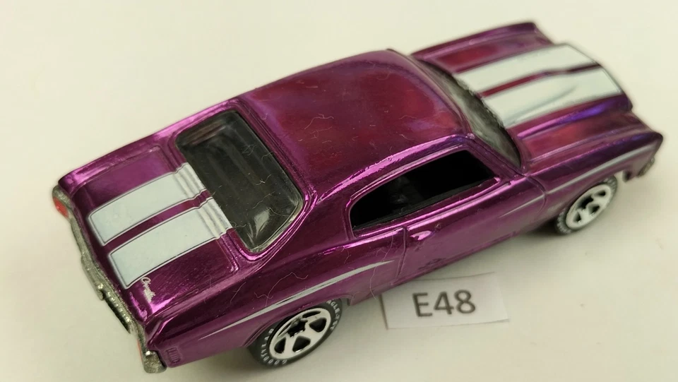 Voiture E48 Hot Wheels Classics 1970 Chevy Chevelle #8 rare - Photo 2/3