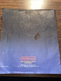 1989 Nintendo NES Zapper Instruction Manual