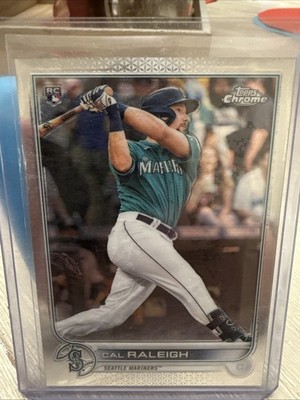 2022 Topps Chrome - Cal Raleigh #149 X-Fractor (RC)