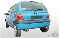 Fox Halbanlage ab Kat. Renault Twingo 1 Typ C06 Bj.93-07 135x80 flachoval
