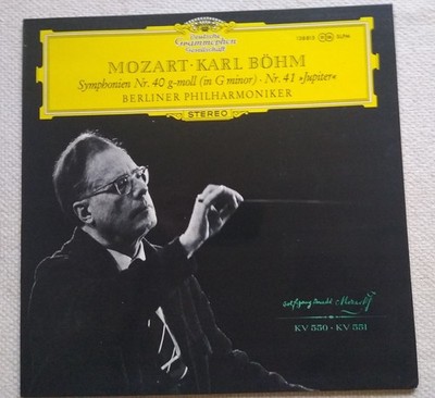 Mozart - Karl Bohm Symphonien Nr. 40 g-moll   Nr. 41  Jupiter  DGG 138815 SLPM