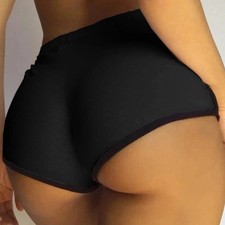 Shorts Yoga Women's Women Sports Pants Gym Workout Beach Waist Booty Casual Hot.