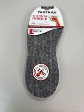 Yaktrax Thermal Insole Heat Rated to -13  Keep Warm Longer One Size Trim To Fit