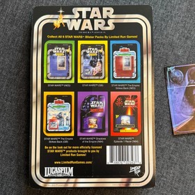 Star Wars NES | Limited Run Games | LR001 | Unpunched + NEW + Collector's Card