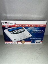 Midland Weather Alert Radio Early Warning Protection Hazard Alert WR-120EZ NEW