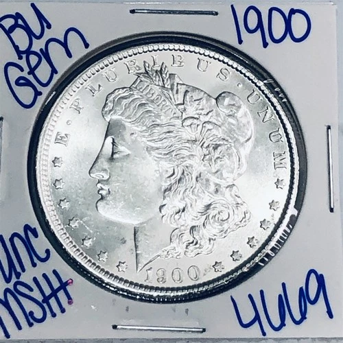 1900 BU UNCIRCULATED MORGAN SILVER DOLLAR AUTHENTIC U.S. MINT FREE SHIPPING 4669