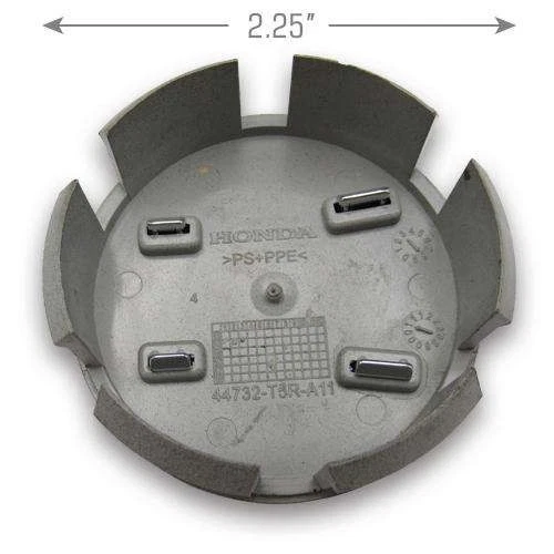 Tapa central de rueda Honda Fit negra OEM 16" 44732-T5R-A11 2,25" genuina 64073 Foto 2 de 2