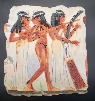 Design Toscano Egyptian Wall Decor The Temple Maidens Resin Wall Hanging 9''
