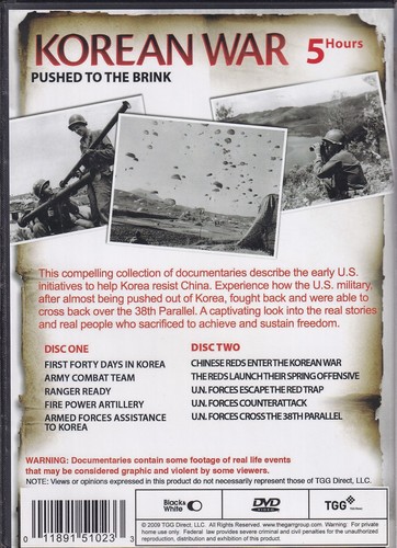 KOREAN WAR: PUSHED TO THE BRINK DVD (G) - Picture 2 of 2