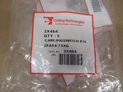 2X464 CARLING SWITCH 2FA54-73XG 5 PIECES IN THIS LOT NEW