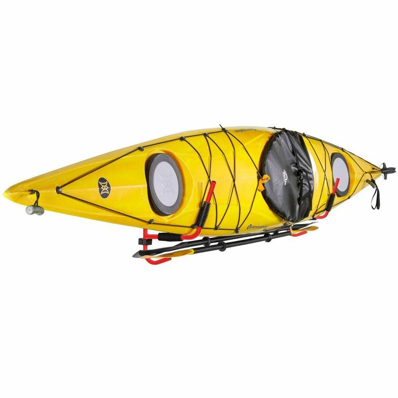 Elevate Outdoor K-WR Wall-Mounted Kayak Storage Rack with Paddle Hanger