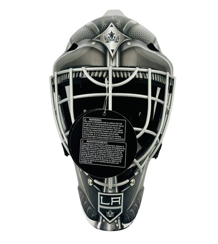 Jonathan Quick LA Kings Signed Goalie Mask 2012,14 Champs Full Size Beckett COA - Picture 3 of 3