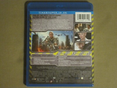 ELYSIUM (2013) BLU RAY NEILL BLOMKAMP MATT DAMON JODIE FOSTER