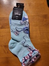 Disney Lilo  Stitch Scrump Jelly 1 Pair Shoe Size 5-10 Ankle Capri Socks
