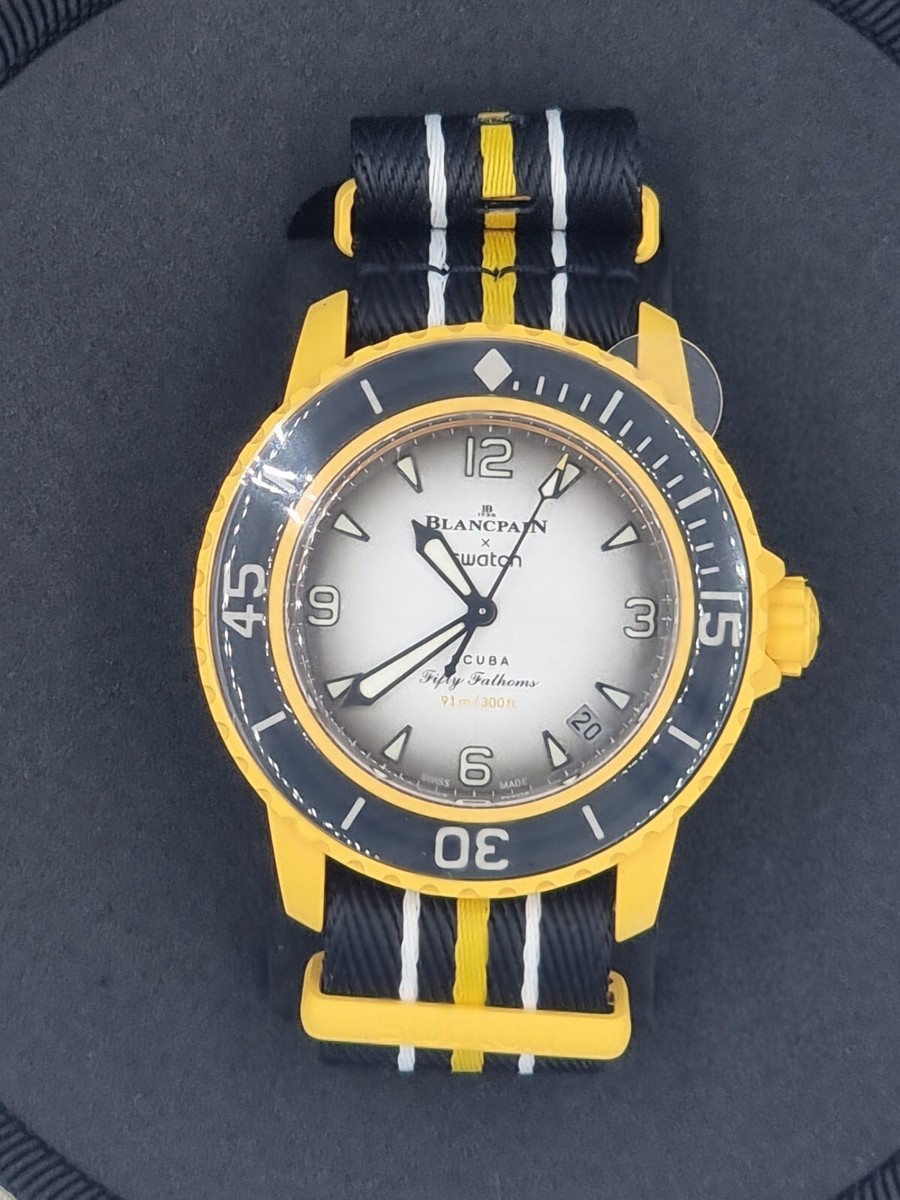 Blancpain x Swatch Scuba Fifty Fathoms Pacific Ocean | eBay