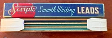 Vintage Scripto Smooth Writing Leads w/ Wood Insert Lead Holder