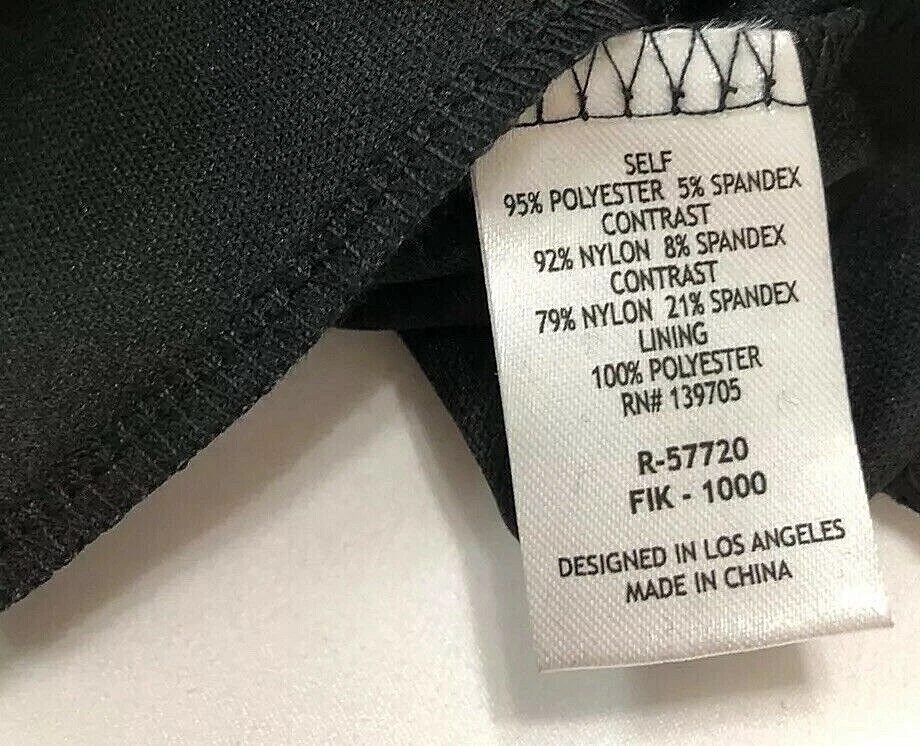 VALENTINO Honey Rosie Vestito Tubino XS Mini Bodycon Elasticizzato Velluto Festa Cocktail Nero Nuovo