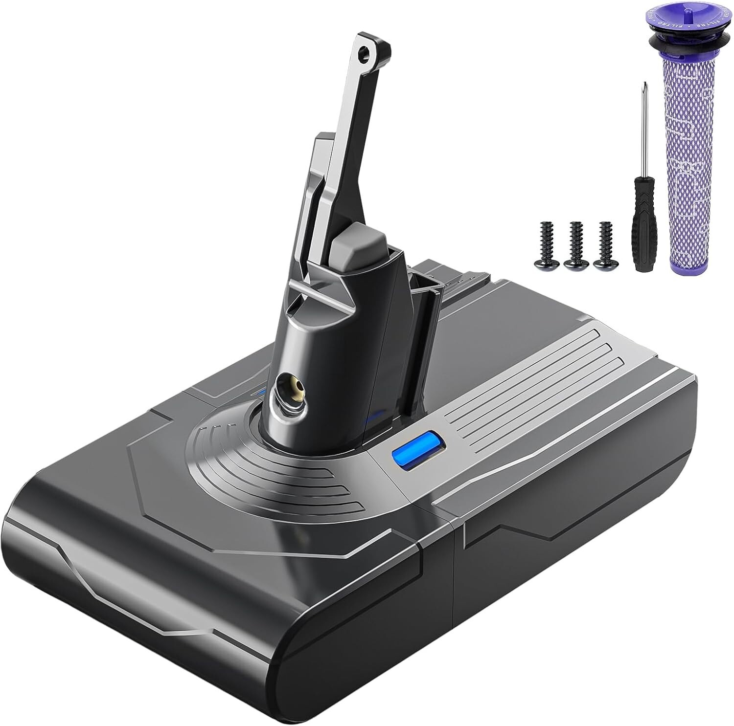 Batterie V8 aspirateur balai SV10 de 6000mAh capacité longue autonomie