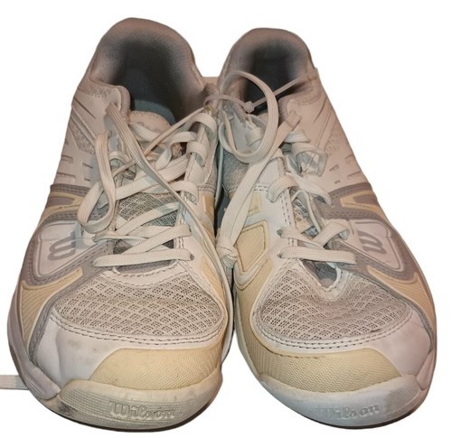 Wilson Sneakers stringate da donna bianche con supporto specifico. Taglia 7,5 - Foto 6 di 6