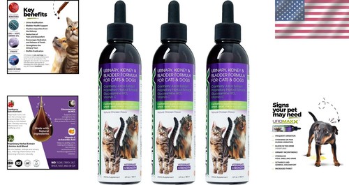 Natural Dog Urinary Tract Treatment with Chicken Flavor - 3 Pack, 6 oz - Picture 2 of 9