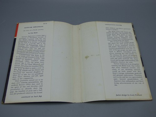 Koffer Diplomaten: Eine Geschichte einer pazifischen Reise von Fan Kane signiert HC 1962 - Bild 9 von 9