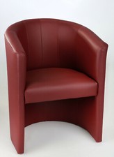 Cocktailsessel Sessel Clubsessel Loungesessel Club Möbel Bürosessel bordeaux Neu
