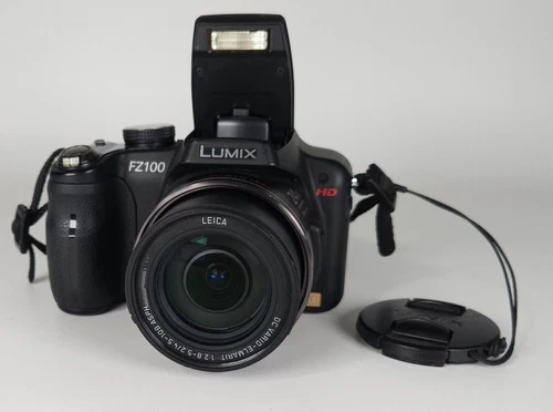 Panasonic Lumix DMC FZ100 Digitalkamera  [14 Megapixel , 24-fach opt. Zoom]