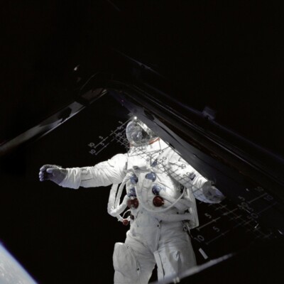 Apollo 9 Astronaut Russell L Schweickart Lunar Module EVA Spacewalks 12X12 PHOTO