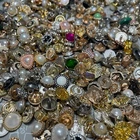 Vintage-now Costume Jewelry makeing Lots button Read Description 100pcs