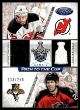 2012-13 Certified Path to the Cup Quarter Finals Dual Jerseys Zajac/Samuelsson