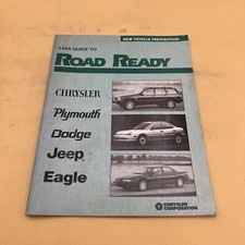 1993 CHRYSLER PLYMOUTH DODGE JEEP EAGLE ROAD READY MANUAL New Vehicle