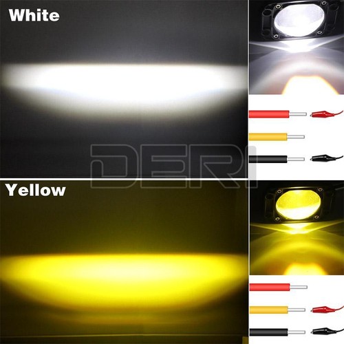 3inch Flush Mount LED Work Light Bar Bumper Reverse Pods Driving Fog Lamp 8D Len - Picture 9 of 12