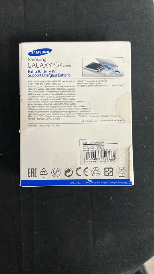 Samsung Galaxy S4 Zoom Modelo EB-K740AEWEGWW Foto 2 de 2