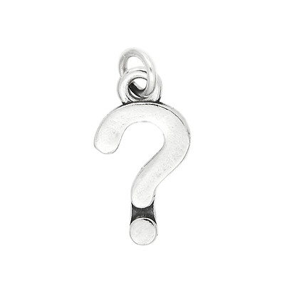 Sterling Silver Question Mark Charm